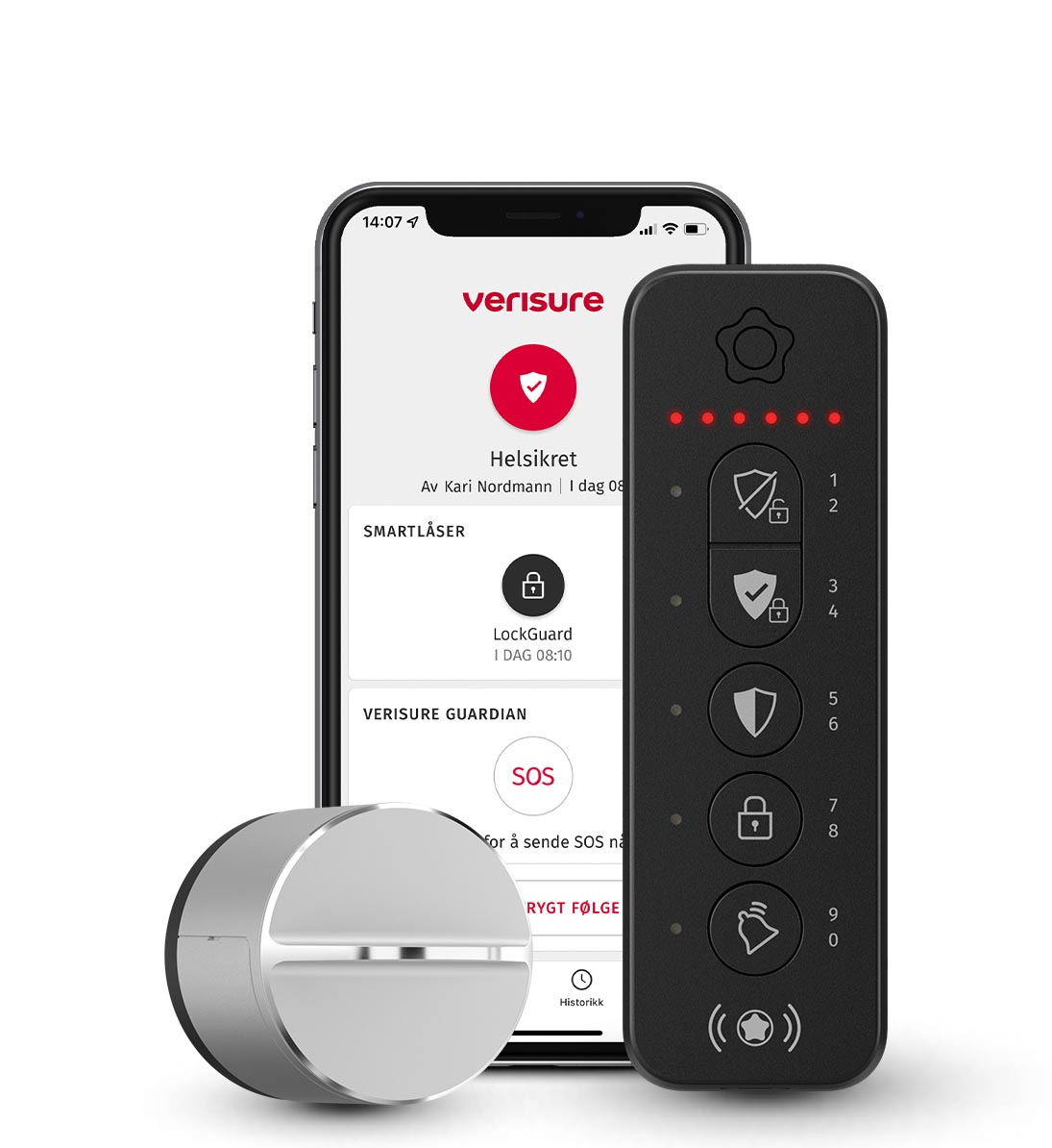 LockGuard kodelås for lagermoduler